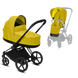 Универсальная коляска Priam 2 в 1 Matt Edition - Mustard Yellow/Matt Black